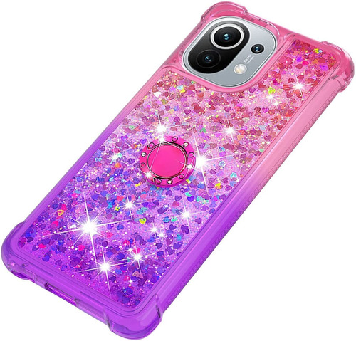 Imagen 6 de 7 de Funda Para Xiaomi Mi 11 Gradient Quicksand Mujer Gij73