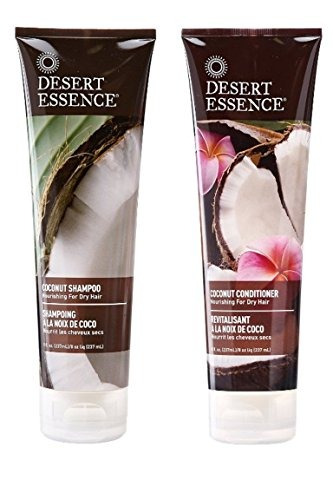 Desert Essence Coconut Shampoo - Acondicionador - 8 Oz (paqu