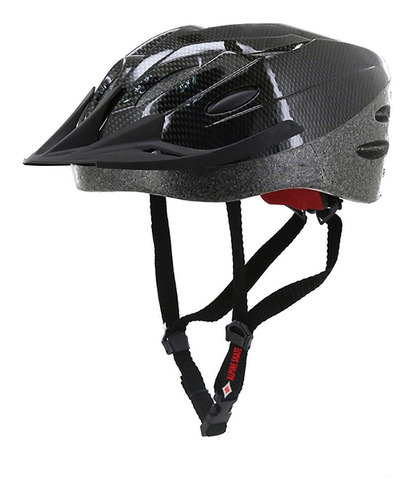 Casco Bicicleta Alpine Skate Visera Hombre Mujer Unisex Bici Color Negro Talle Universal