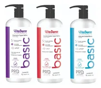 Comprar Shampoo Basic 1l + Cond. Basic 1l + Masc. Basic 1l Vita Derm