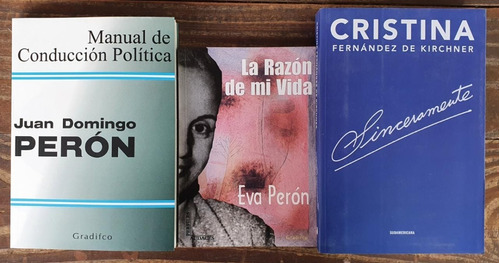 3x La Razón De Mi Vida Sinceramente Política Perón Gradifco