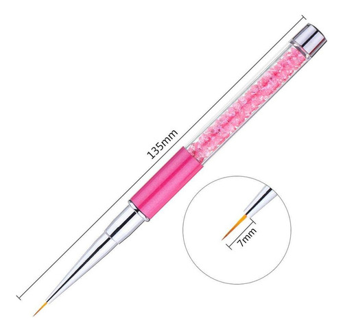 ` Pincéis Profissionais Para Liner Art, 5 Peças