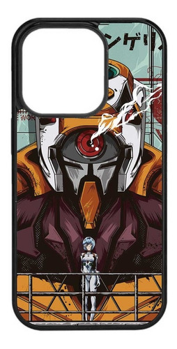 Case Funda Protector Evangelion Anime iPhone 14 Pro