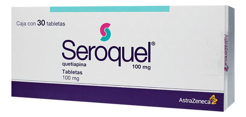 Seroquel Tabletas 100 Mg, 30 Tabletas