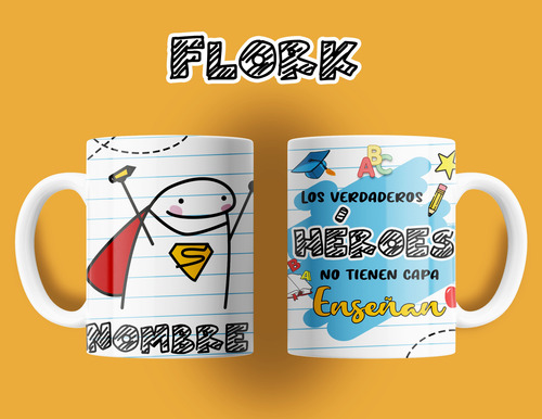 12 Diseños Dia Del Maestro Png Plantillas Tazas Flork