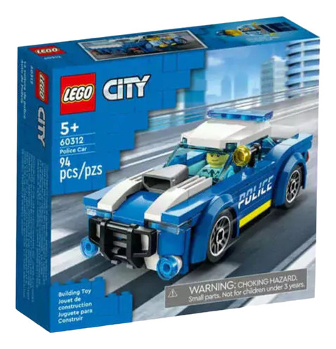 Lego City Auto De Policia 94 Piezas 60312