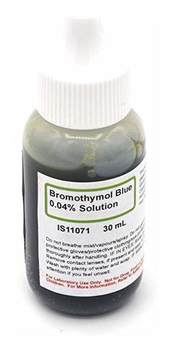 0,04% Acuoso Bromotimol Azul, 30 Ml - The Chemical Collectio