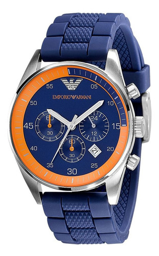 Reloj Emporio Armani Ar5864 Blue Genuino Para Caballero 2023