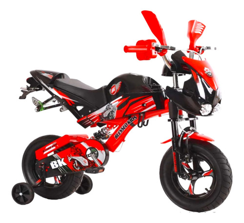 Bicicleta Para Niños Motorcycles Aro 12  Bmx-m, Tipo Moto