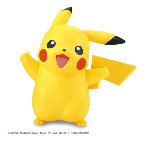 Pikachu Pokemon Plamo Kit Collection Quick! Bandai Japon