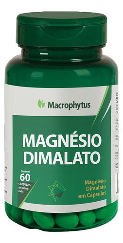 Magnesio Dimalato 400mg 60cps Macrophytus