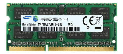 Memória Notebook 4gb Ddr3 Pc3-12800s