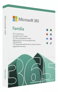 Microsoft Office 365 Family - Licencia 12 Meses