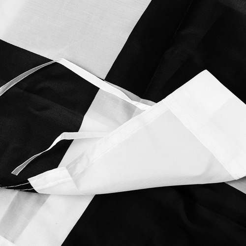 2 Racing Black And White Checkered Flag Banderín Party