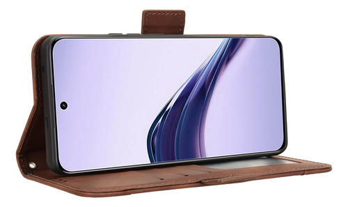 Compatível Com Realme 13 Pro Plus 5g, Capa Flip De Couro Pu,