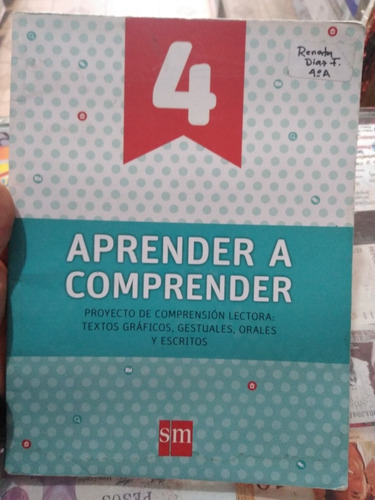 Aprender A Comprender 4 Sm