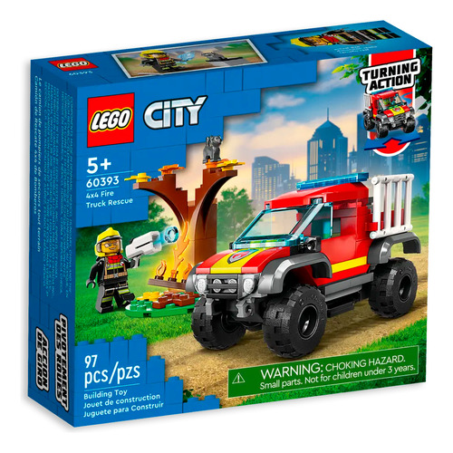 Lego City Camión De Rescate 4x4 De Bomberos