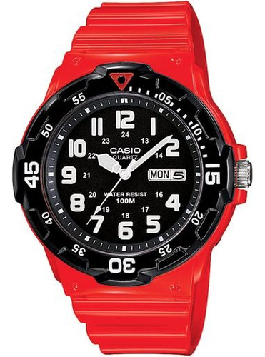 Reloj Casio Mrw-200hc-4bv Rojo 100% Original 