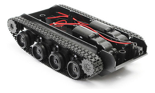 Kit De Chassi De Carro-tanque P Smart Robot Rubber Track Cra