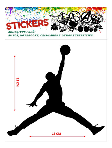 Sticker Adhesivo Jordan 