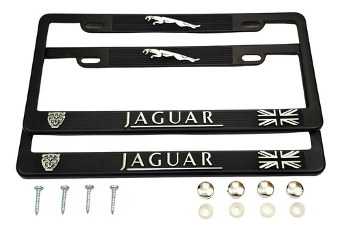 Porta Placas Jaguar Cubre Pijas Auto Kit #38