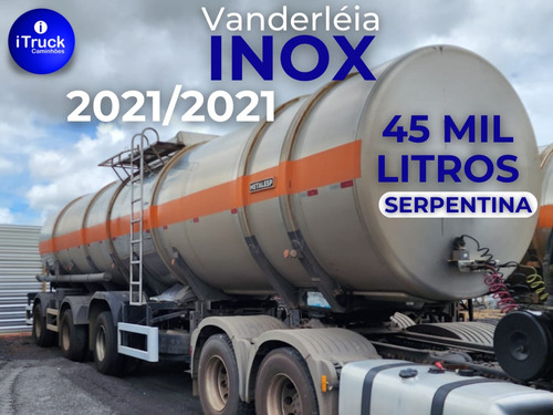 Carreta Tanque Inox 2021/21 Vanderléia Serpentina 45.000 L. 