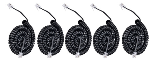 Cable Extension Espiral Telefonico Para Auricular 4.5 Metros