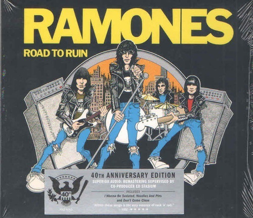 Cd Ramones - Road To Ruin Nuevo Y Sellado Obivinilos