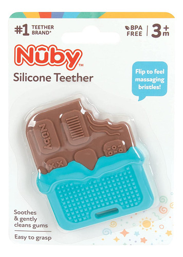 Nuby Mordedera De Barra De Chocolate De Silicona Para Más De