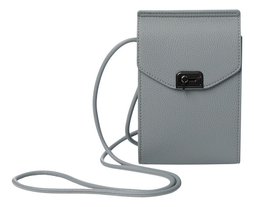Totto Bolsa De Dama - Mujer Crossbody Smooth Xs - A Gris Oscuro Lisa