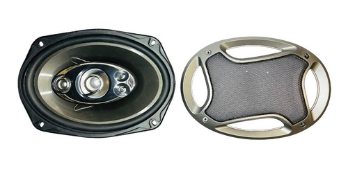 Imagen 4 de 6 de Kit 2 Parlantes Auto 6x9 Ovalados 800w Coaxial 5 Vías Hifi