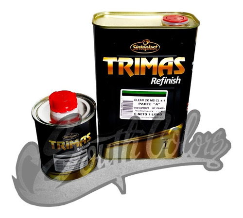 Clear Laca Barniz 2k Trimas Cl41 X 1.25lt Sec. Rapido