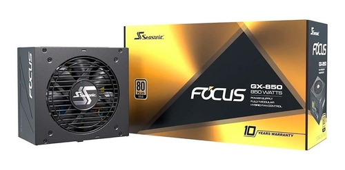 Fonte Seasonic 850w 80 Plus Gold Full Modular - Focus Gx-850