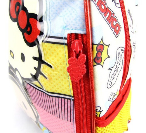 Imagem 5 de 7 de Mochila De Costas Infantil Monica Hello Kitty Xeryus 7913