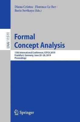 Libro Formal Concept Analysis : 15th International Confer...