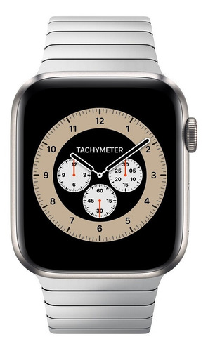 Apple Watch Series 6 Titanium 44mm Silver Link Bracelet