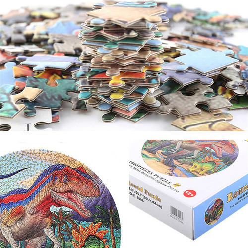 Nuevo Quebra-cabeças Difíceis Em V, 1000 Peças, Dinossauro