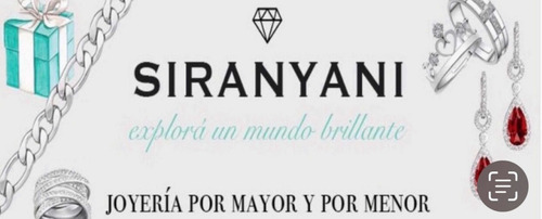 Imagen 3 de 5 de Aro De Plata Susanitos Italiana Con Piedra Cuadrada.
