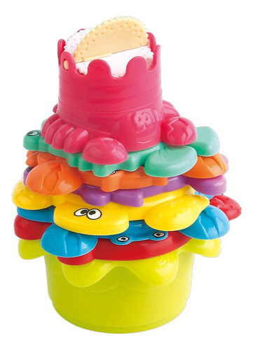 Tazas Apilables Juguete De Baño Para Bebés Playa Benic Baby Color Arco Iris