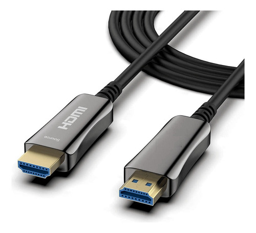 Cabo Fibra Óptica Ativa (aoc) Hdmi 2.0 4k 60hz / 18gbps 75m