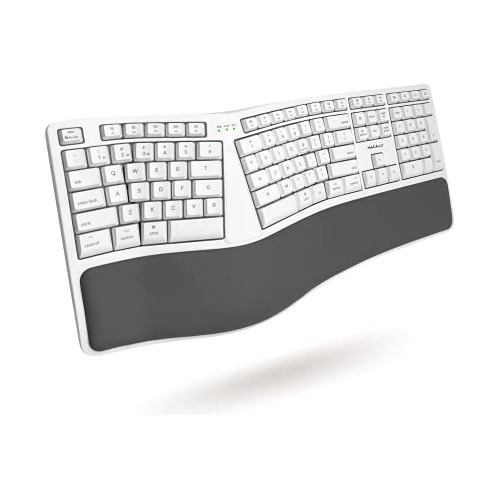 Macally Inalámbrico Teclado Ergonómico Para Mac - Cómodo Tec