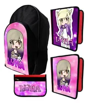 Comprar Mochila +2 Carpetas+ Cartu De Lyna Con Mascotas #559