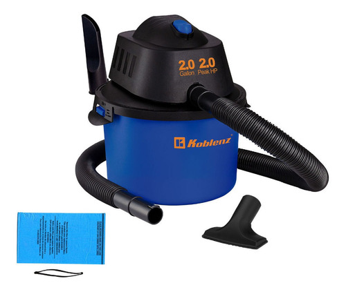 Aspiradora 3en1 Sólido Liquido Soplador Koblenz 2hp / 2 Gal