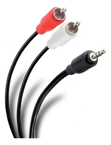 Cable Noga Audio Auxiliar Mini Plug Pin 3.5mm A 2 Rca Macho