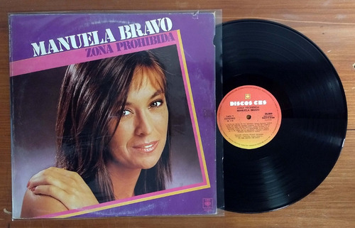 Manuela Bravo Zona Prohibida 1986 Disco Lp Vinilo