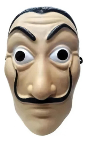 Mascara Hiperfesta Dalí Unid Cor Pardo Casa de Papel