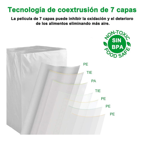200 Piezas Bolsas Para Sellar Al Vacío 25 X 17cm,bolsas