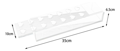 Florero Rectangular Florero De Acrílico Para 14 Hoyos