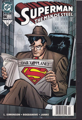 Cómic Original Superman The Man Of Steel #66 - '97 Dc Comics