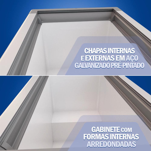 Freezer Horizontal 503 Litros Expositor Hceb 503v Fricon